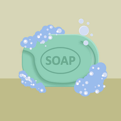 Soap design basic everydayobject graphicdesign illustrator vector vector illustration