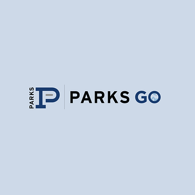 Parks Go Logo 2019 branding color design flat geometric art grid illustration vector vector art