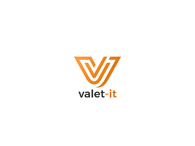 Valet it logo car clean cleanlogo drivet logo logodesign minimalism parking style v valet valetit