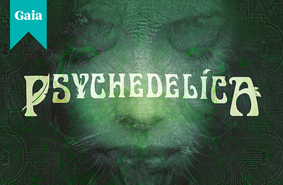 Psychedelica Series Logo / Show Visual ben stewart brand identity custom logo gaia graphic design logo logo design original series psychedelic series art typography