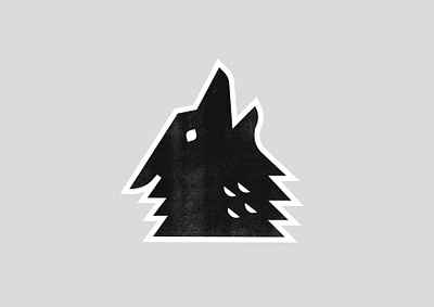 Wolf animal geometric geometry illustration modern simple texture wolf