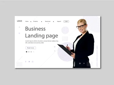 Business web template behance business business website design free vector free web template graphic graphic design graphic out graphicout landing landingpage typography user experience user interface vector webdesign website design