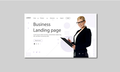 Business web template behance business business website design free vector free web template graphic graphic design graphic out graphicout landing landingpage typography user experience user interface vector webdesign website design