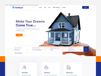 Kandiyan :: Homepage Design design homepage landing page ui ux webdesign