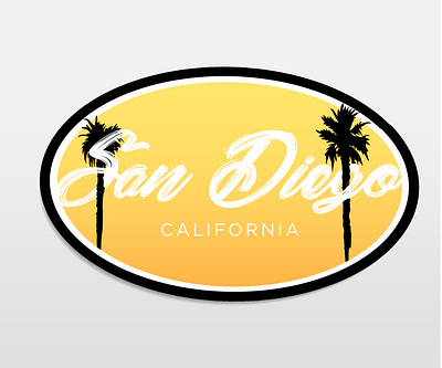 My Hometown - San Diego Ca. design illustration typography vector visual design