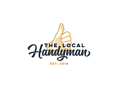 The Local Handyman branding design illustration illustrator logo logo design logotype mark symbol typography vector