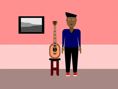 shortAni 1 design flat illustration minimal vector