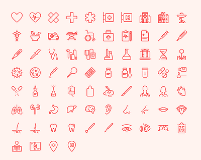 Medicine Iconset icons icons pack iconset illustration medicine vector