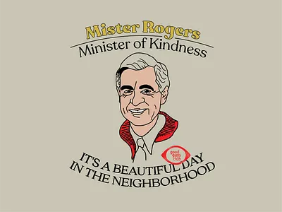 Good Guys Club: Mr. Rogers badge branding design illustration illustrator lettering logo type typography vector
