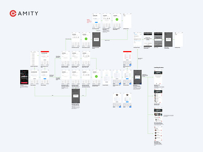 Amity: Sign Up Flow/UX/Logic Design app design mobile app mobile app design mobile app development mobile application mobile design ui ux