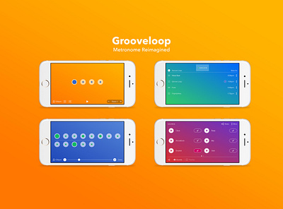 Grooveloop app design mobile mobile app mobile app design mobile design ui ux