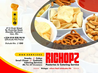 Product Ad for Richopz branding design