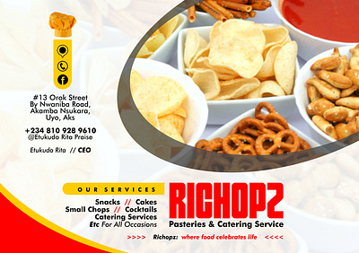 Product Ad for Richopz branding design