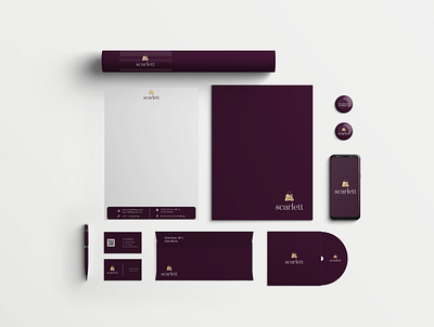 Branding - Scarlet Bag branding and identity branding design design illustrator cc logo design