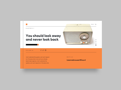 Braun webdesign idea branding braun design graphic graphic design graphicdesign illustration minimal minimalistic orange product page swiss typography ui uidesign ux webdesign