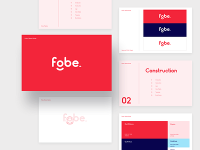 Fobe - Brand Guidelines brand brand identity brand strategy branding design system designer food guideline happy identity logo mark smile software development startup typography visual identity website wordmark