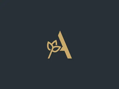 Luxury A Logo a a logo beauty bloom business cosmetics elegant fashion flower initial a jewelry lily logo luxury modern nature real estate sophisticated spa vector