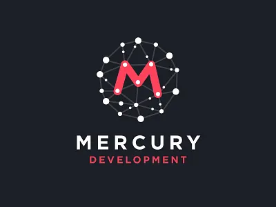 Mercury Development (Concept) branding challange challenge concept design development logo mercury network planet playoff stars system