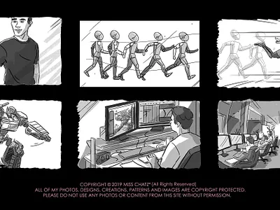 Misk Academy Stoyboard arab arabian artist freelance freelancer gcc mena gulf illustration sketch storyboard storyboarding