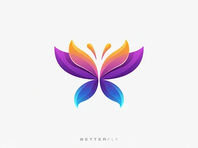 Betterfly animal animal logo branding butterfly design flat fullcolor gradient icon identity logo mark modern simple symbol