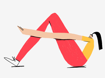 Do sport! fitness fitness illustration girl illustration sketch sport sport illustration sports