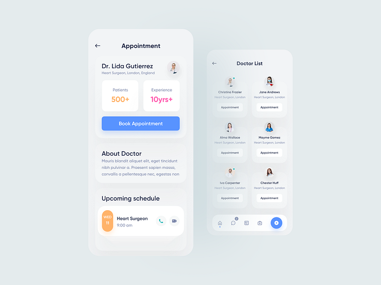 Medical Mobile App | Design Case Study by Ishtiaq Khan Parag on Dribbble