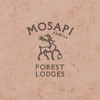 Forest Lodges Stag Brand apparel apparel design brand design brand identity branding graphic design illustration logo vintage vintage logo