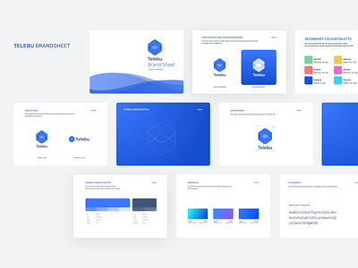 Telebu Branding brand design brand identity branding brandsheet communication communications design guidebook guidelines guides illustration logo logodesign logotype typography ui ux