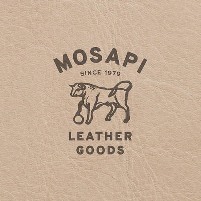 Bull Leather Goods Brand apparel apparel design brand design brand identity branding graphic design illustration logo vintage vintage logo