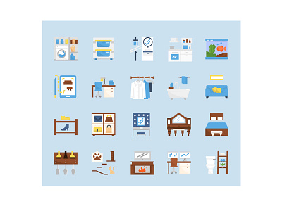 Home decor. home home decor icons interior design rooms