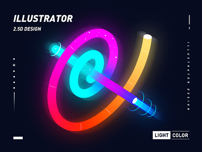 2.5D Illustrator 02 color design illustration sketch