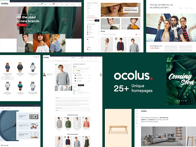 Ocolus - Amazing E-Commerce WordPress Theme design ecommerce fashion minimal multipurpose ocolus theme for wordpress theme forest typography wordpress