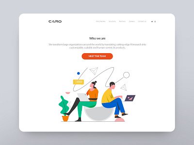 Illustration alireza bakhshi illustration ui vector website