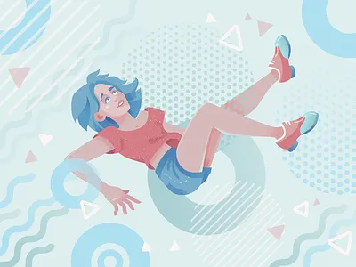 abstraction geometry illustration vector