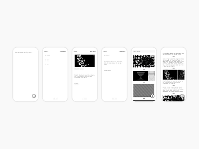 k33p going app app concept ui ux wireframes