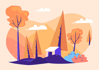 Landscapes Illustrating creative design graphicdesign illustration illustrator landscape landscape illustration uidesign uiux uxinterface vector