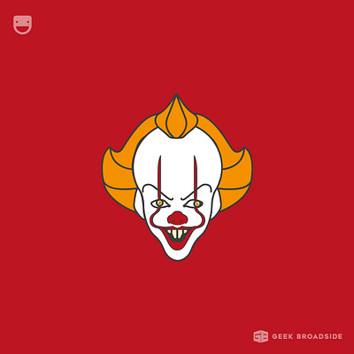 Pennywise for Geek Broadside design illustration it pennywise vector