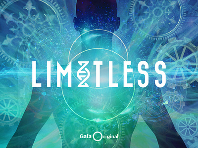 Limitless Series Logo / Visual brand identity cover art gaia gaia original graphic design logo design original series art series art