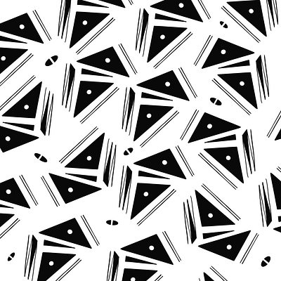 Dot Triangle cloth design flat illustration patterns printing triangles