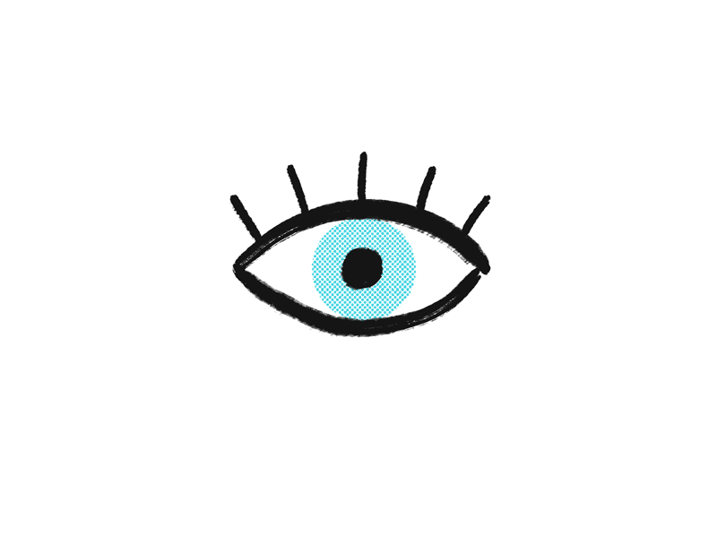 Visual Design animation eye frame by frame gif mouse photoshop texture visual