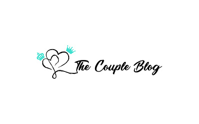 The Couple Blog blog branding couple design flat hand drawn hand lettering illustrator logo modern typography vector