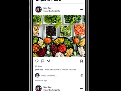 Social Photo App design dribbble figma iphonex social app ui ux