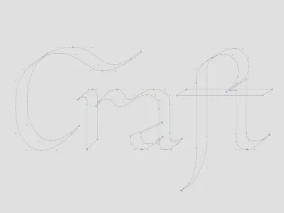 Craft Lettering Vectors editorial illustration lettering logotype type type design typography