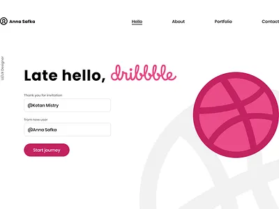 Late hello, dribbble hellodribbble russian ui web