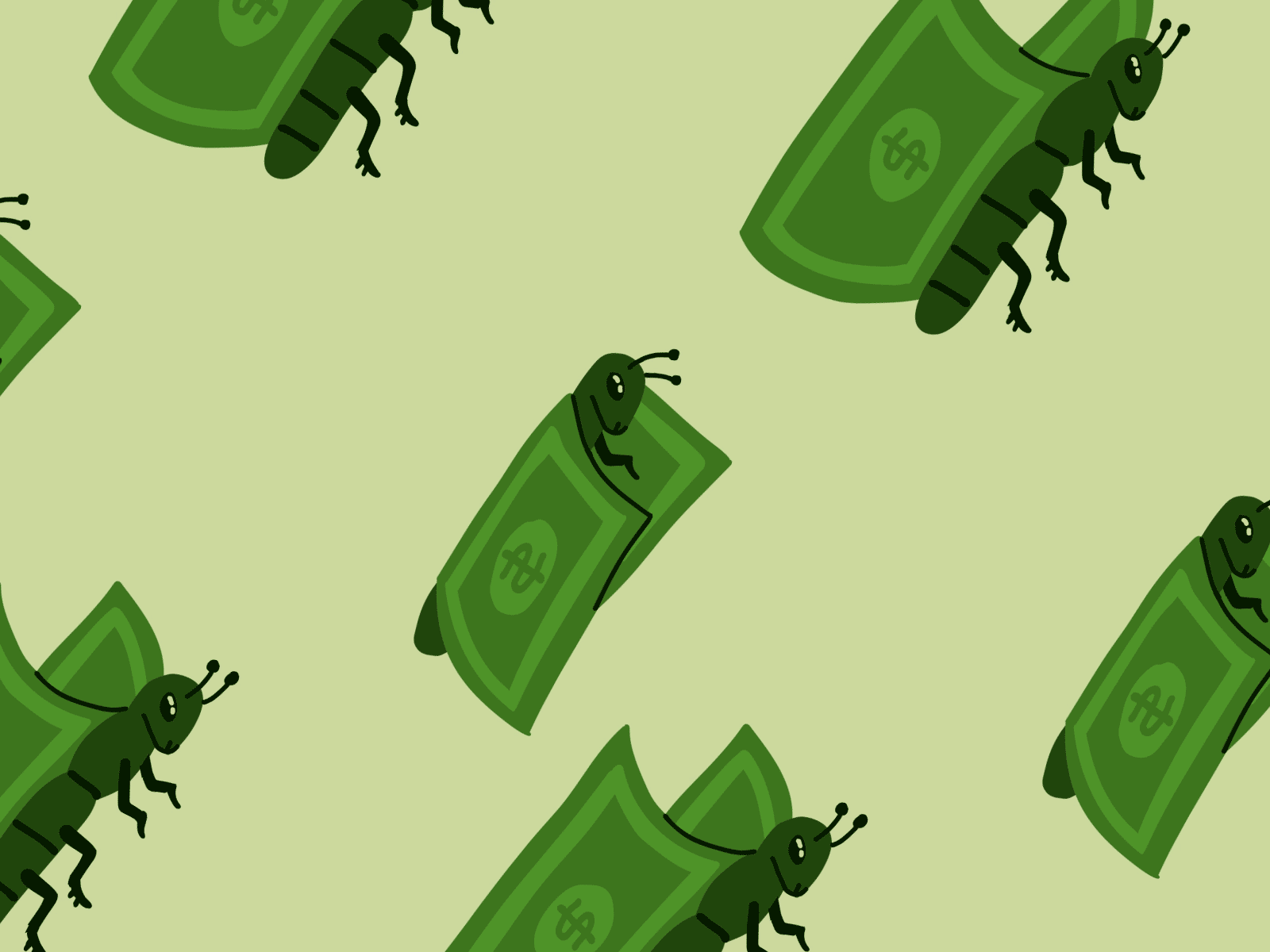 Money Butterfly animation butterfly gif loop money sticker