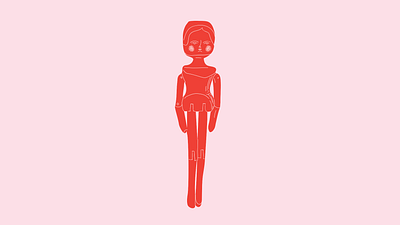DOLL - TOY HISTORY doll dolls hand drawn history illustration vector