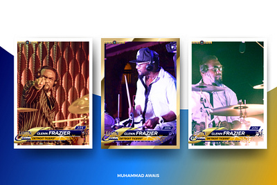 Musician profile cards liquid blue music cards musician cards profile card