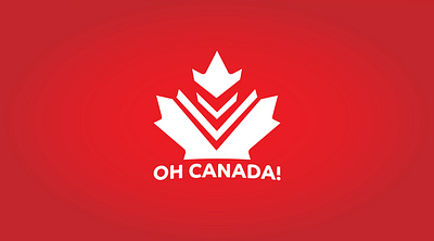 OhCanada Gloves 04 bold branding canada design leaf logo logo design playful red