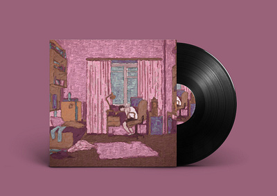 TRIZIO - CAMERA MIA EP album album art album artwork album cover art bedroom cd cd artwork cd cover cd design painting room vinyl