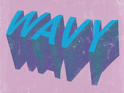 wAvY canada design freelance graphic illustration ipad lettering ontario ottawa procreate typography